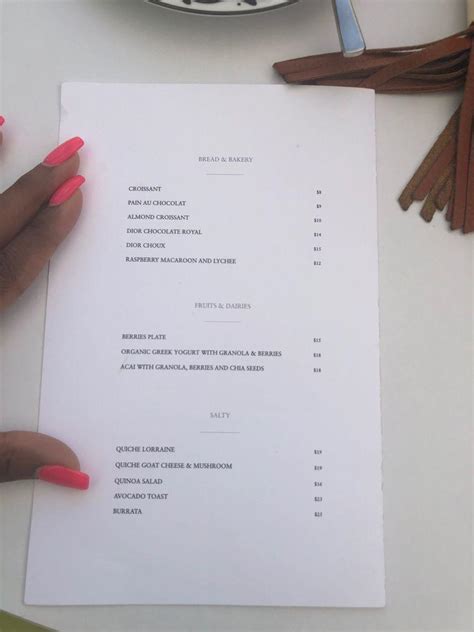 fendi caffee|dior cafe Miami menu prices.